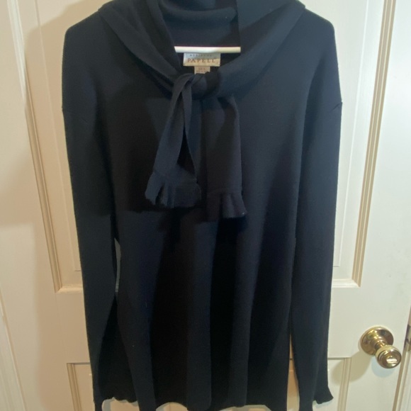 Adrianna Patell 2 Piece Black Sweater Dress - Picture 7 of 9